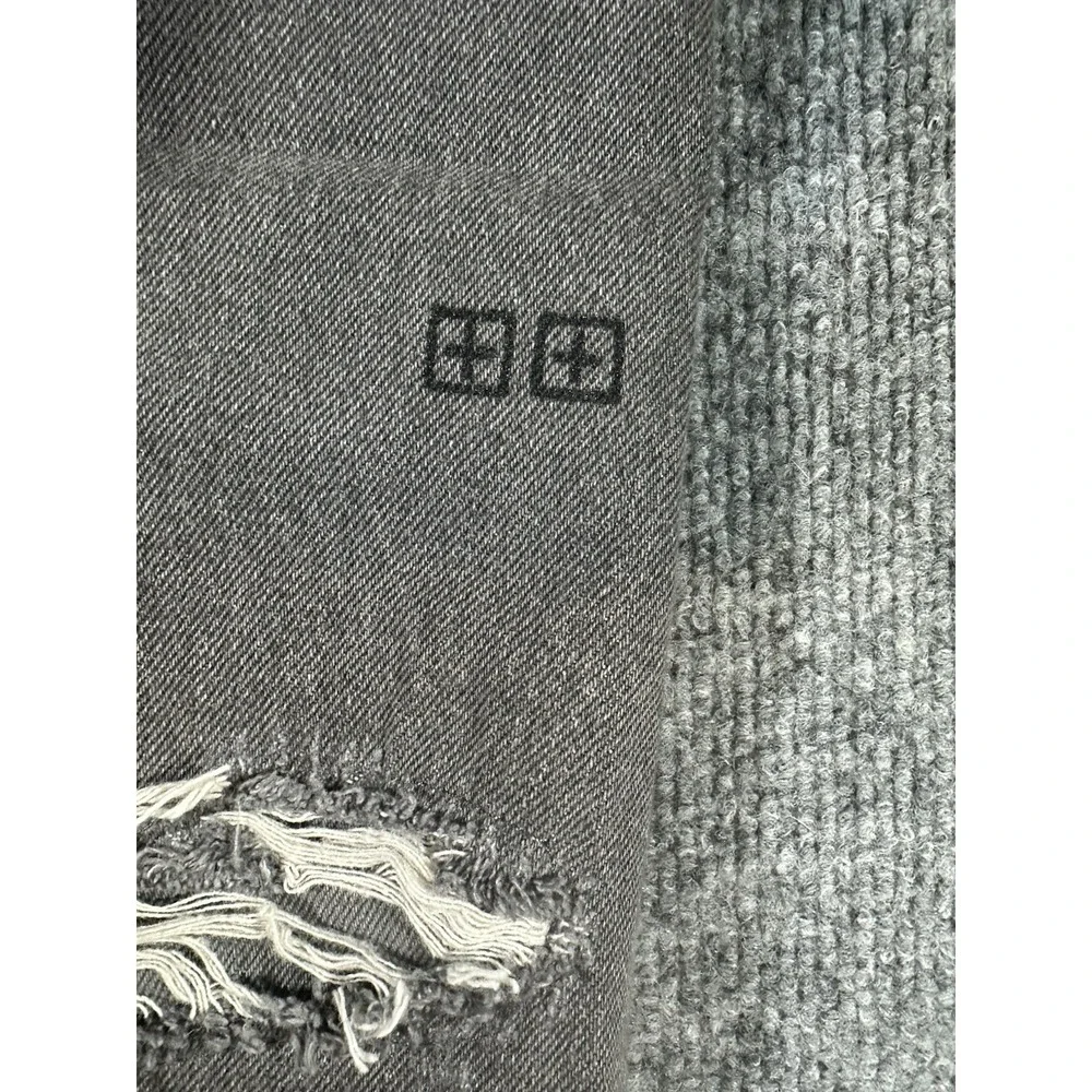 Ksubi Men's 33x31 Grey Jeans Distressed Chitch Fire Starter Designer EUC